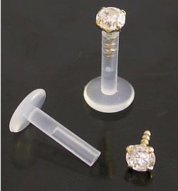 Bioplast deals labret stud