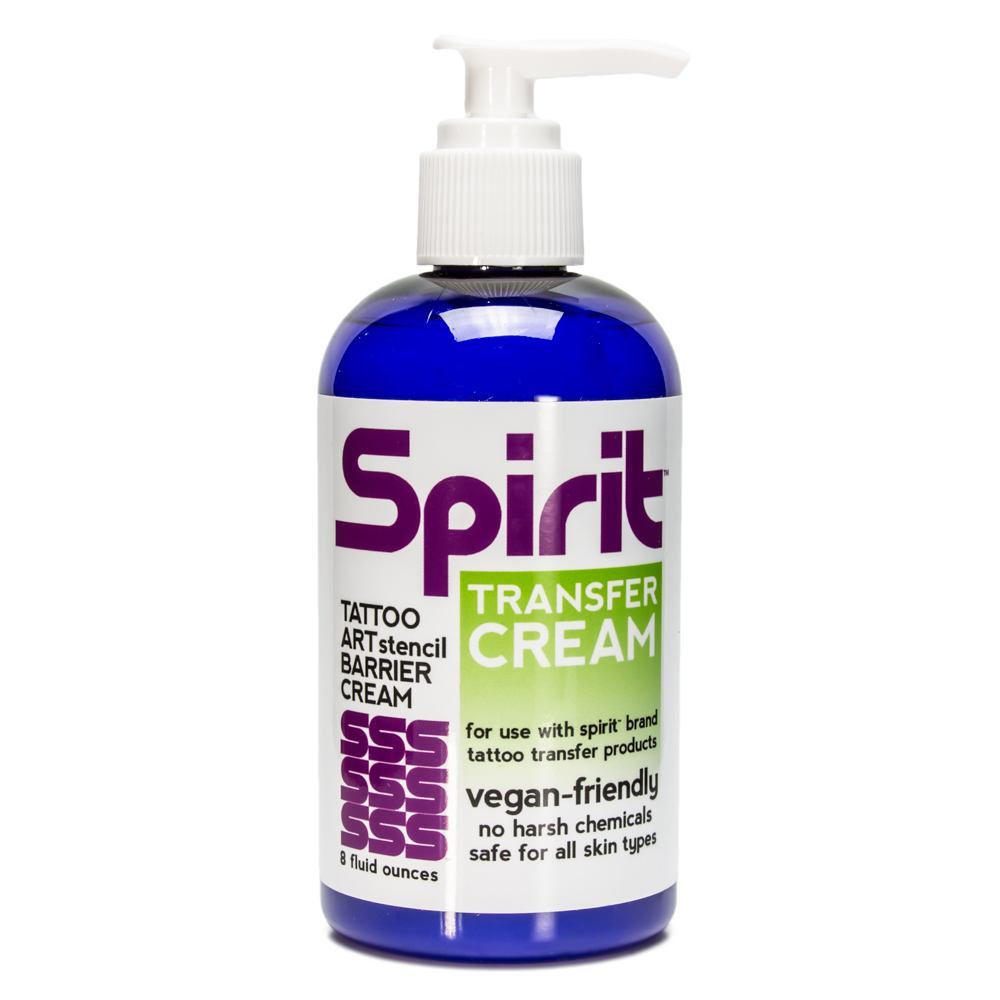 Spirit Stencil Transfer Cream for Tattoo Stencil- 8oz. Pump Bottle