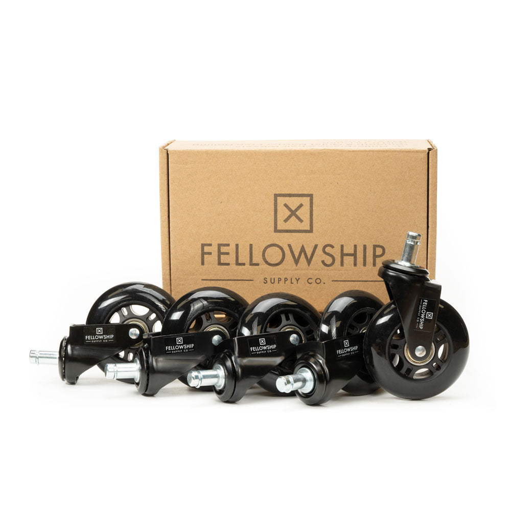 Fellowship Rollerblade Chair Wheels Box of 5 PainfulPleasures