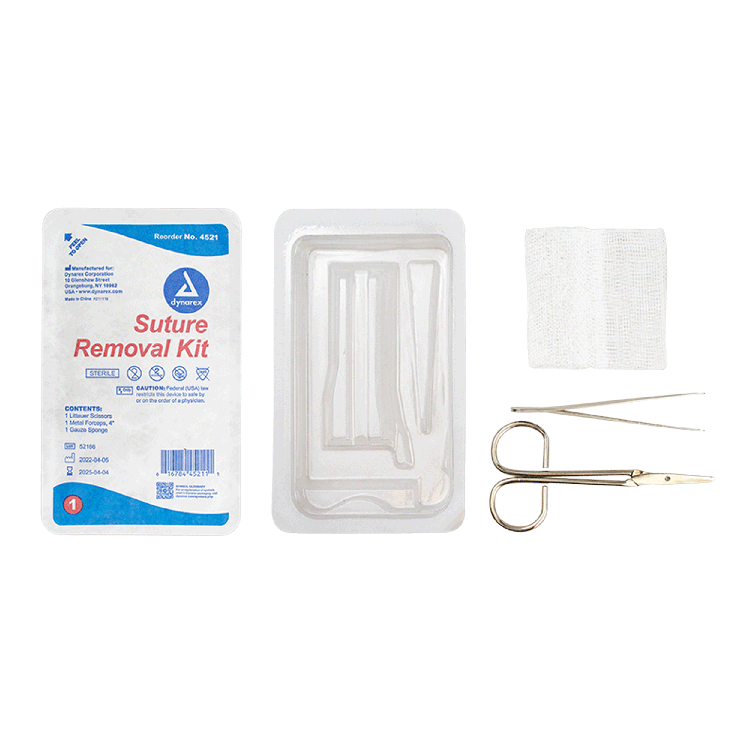 Dynarex Disposable Staple + Suture Removal Kit