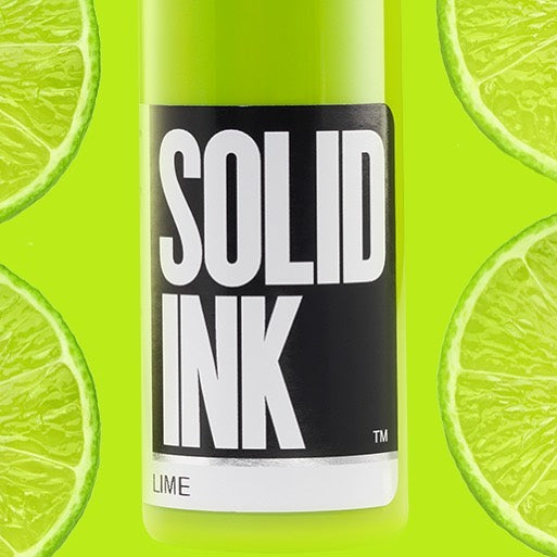 Lime — Solid Ink — Pick Size