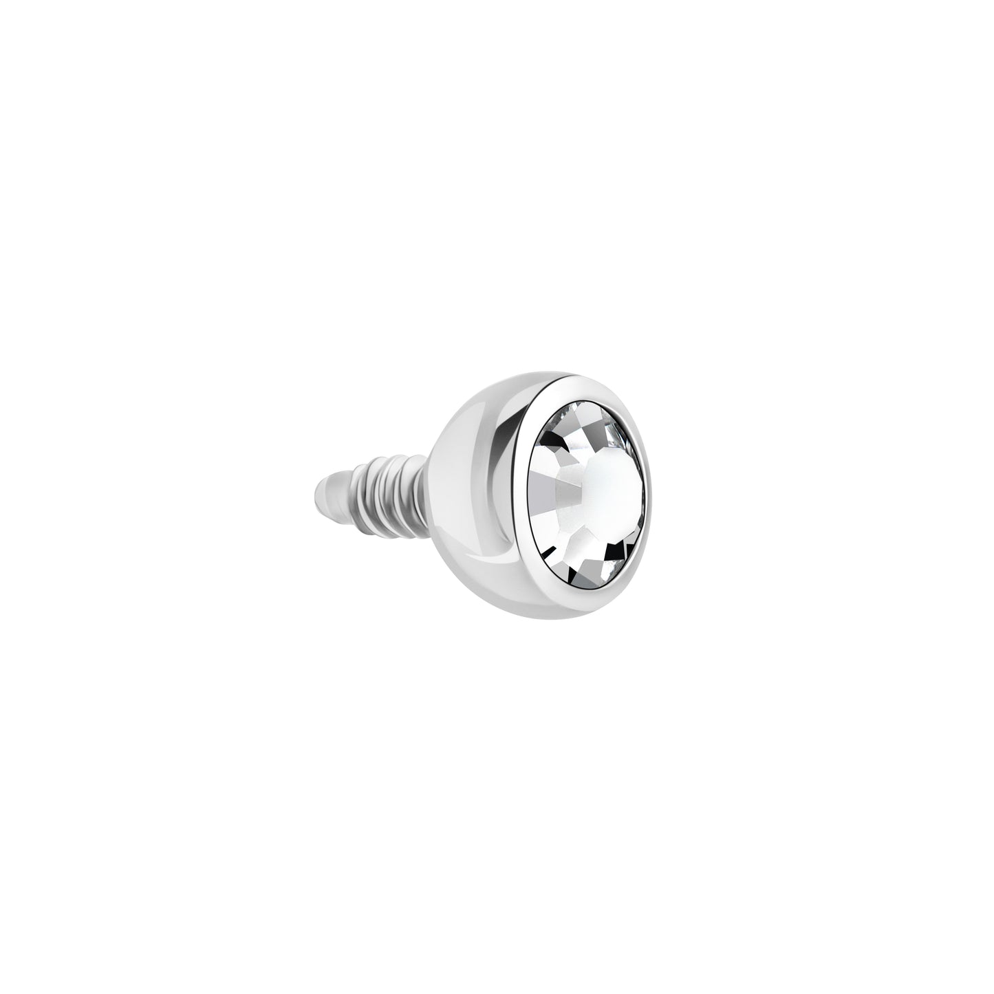 18g–16g Internally Threaded Steel Jewel Ball — Price Per 1