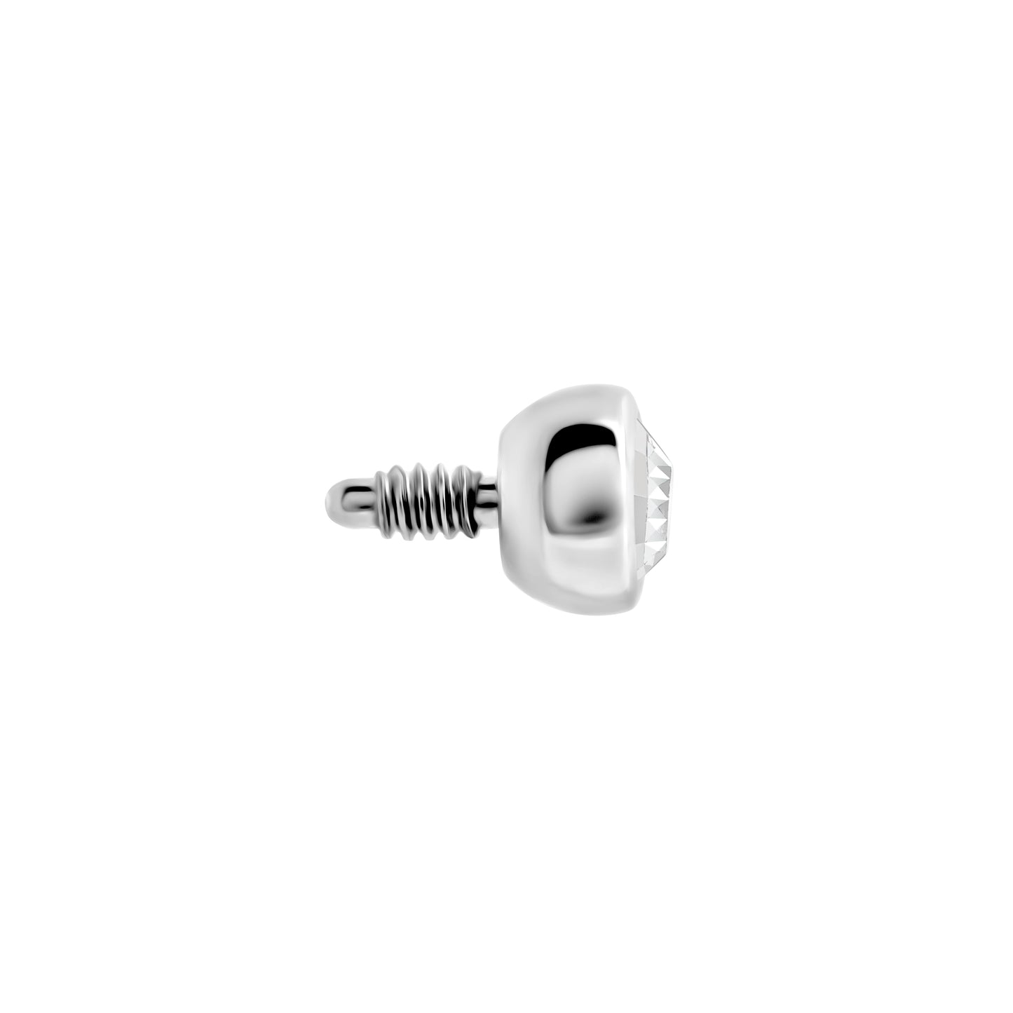 18g–16g Internally Threaded Steel Jewel Ball — Price Per 1