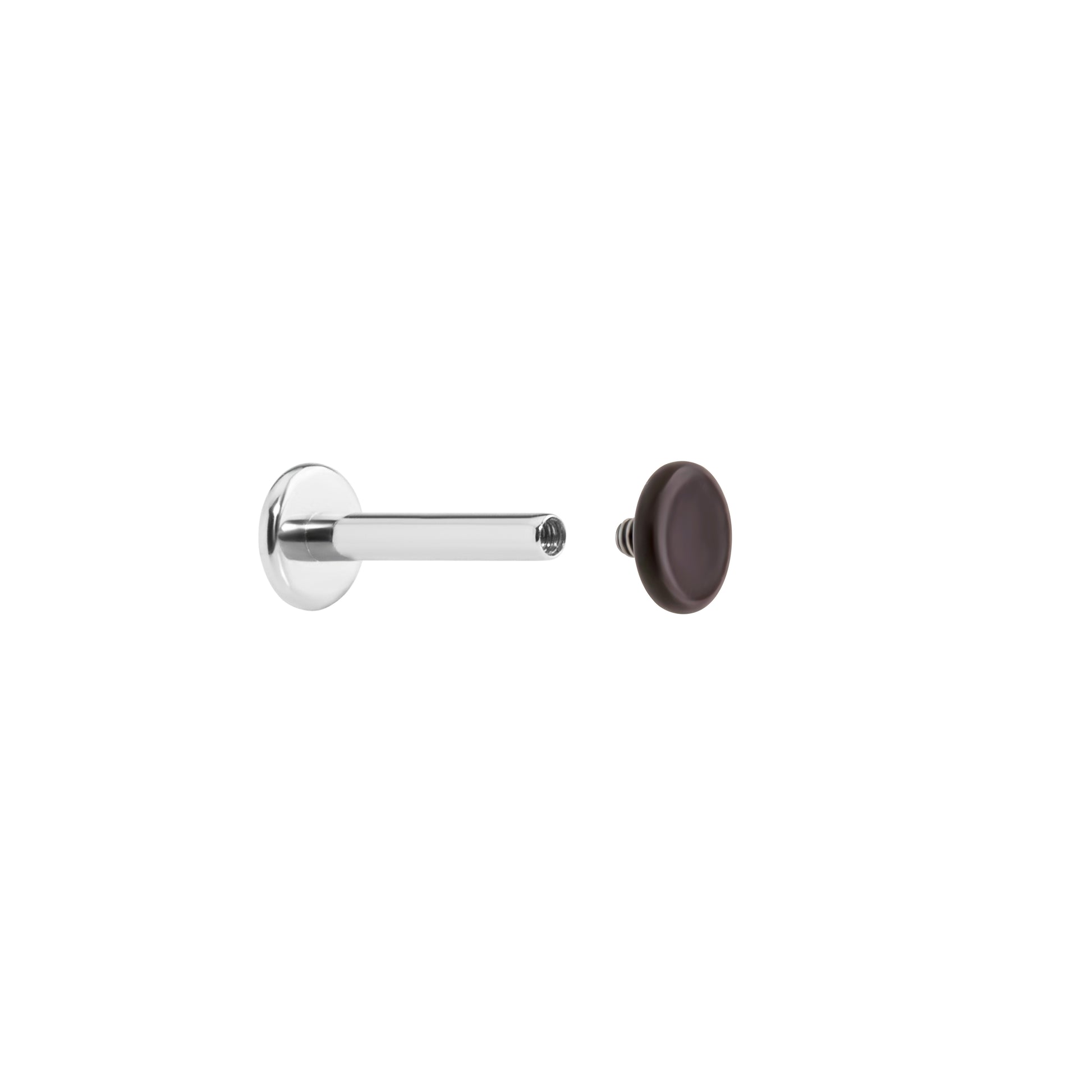 14g - 12g Internally Threaded Skin Tone Disc Top - Price Per 1