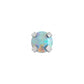 Tilum 14g-12g Internally Threaded Square Prong-Set 3mm Round Opal Top - Price Per 1