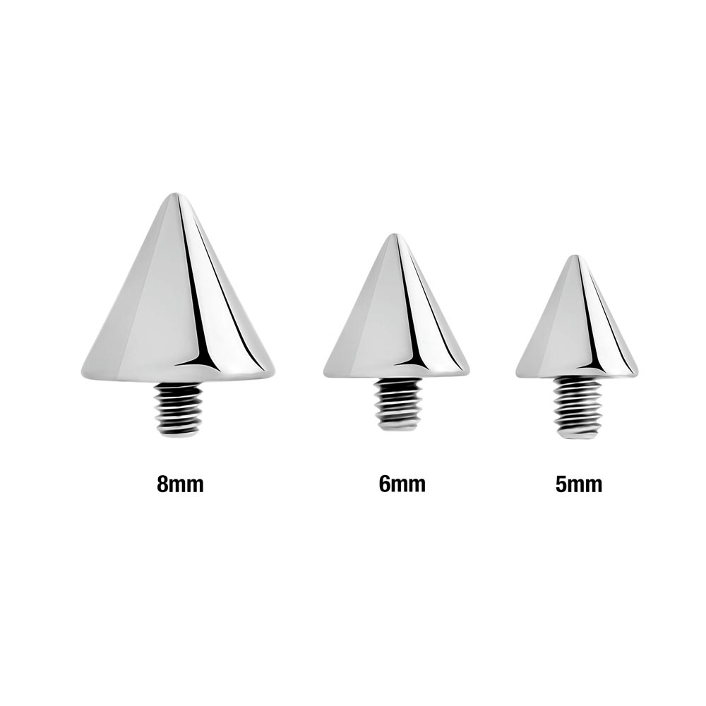 8g Internally Threaded Counter-Sunk Steel Cone - Price Per 1