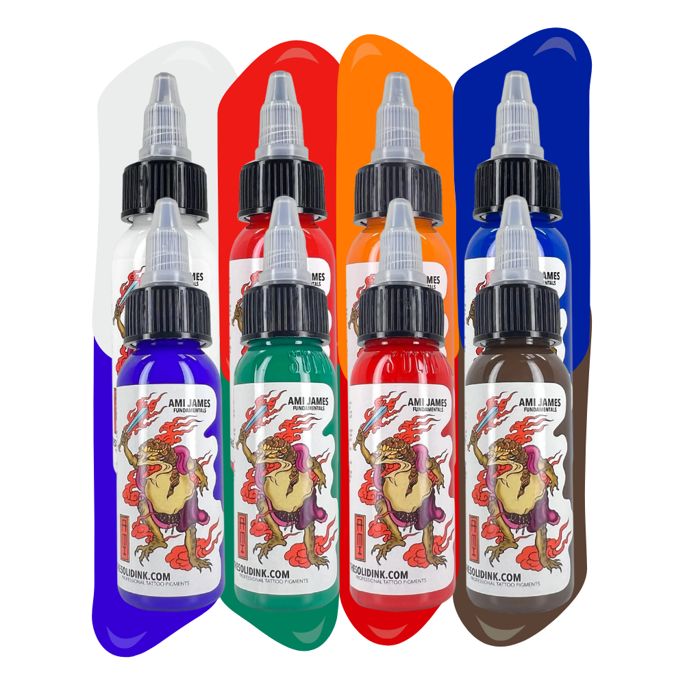 Ami James 8 Color Fundamentals Set — Solid Ink — 1oz