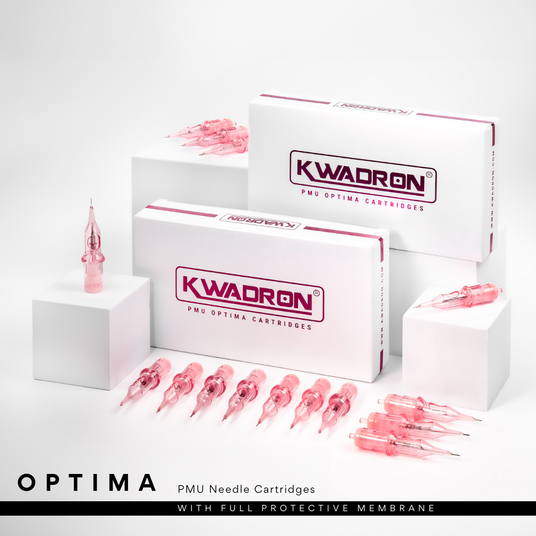 Kwadron Optima PMU Cartridge Tattoo Needles — Box of 20