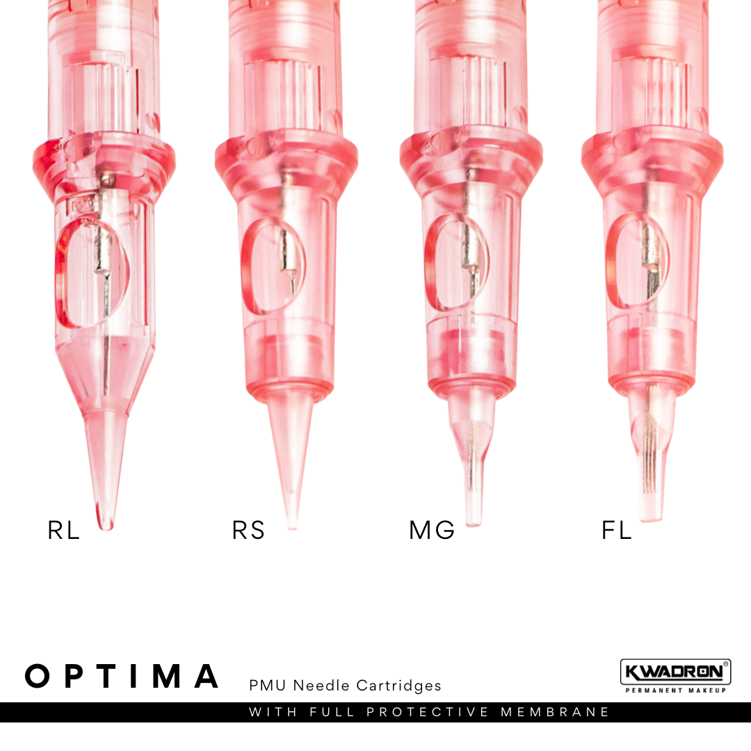 Kwadron Optima PMU Cartridge Tattoo Needles — Box of 20