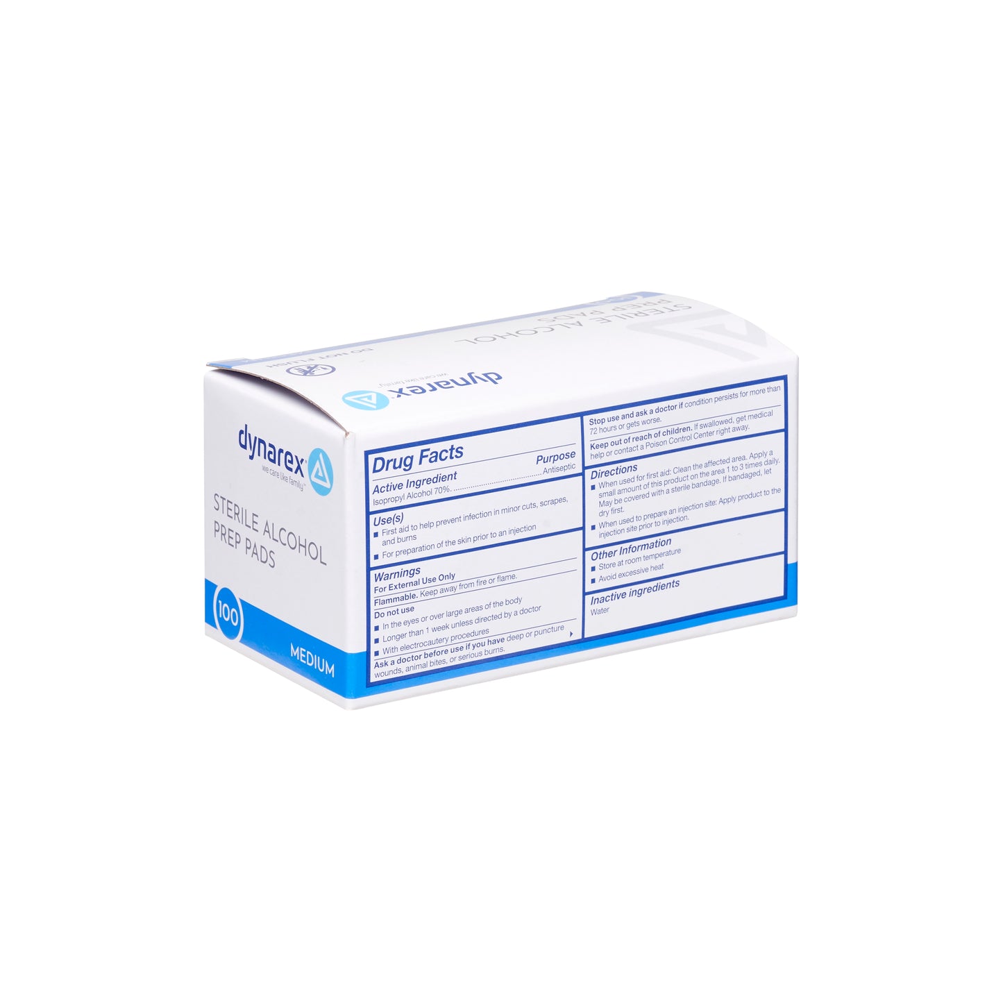 Alcohol Prep Pads Box - Price Per Box of 100