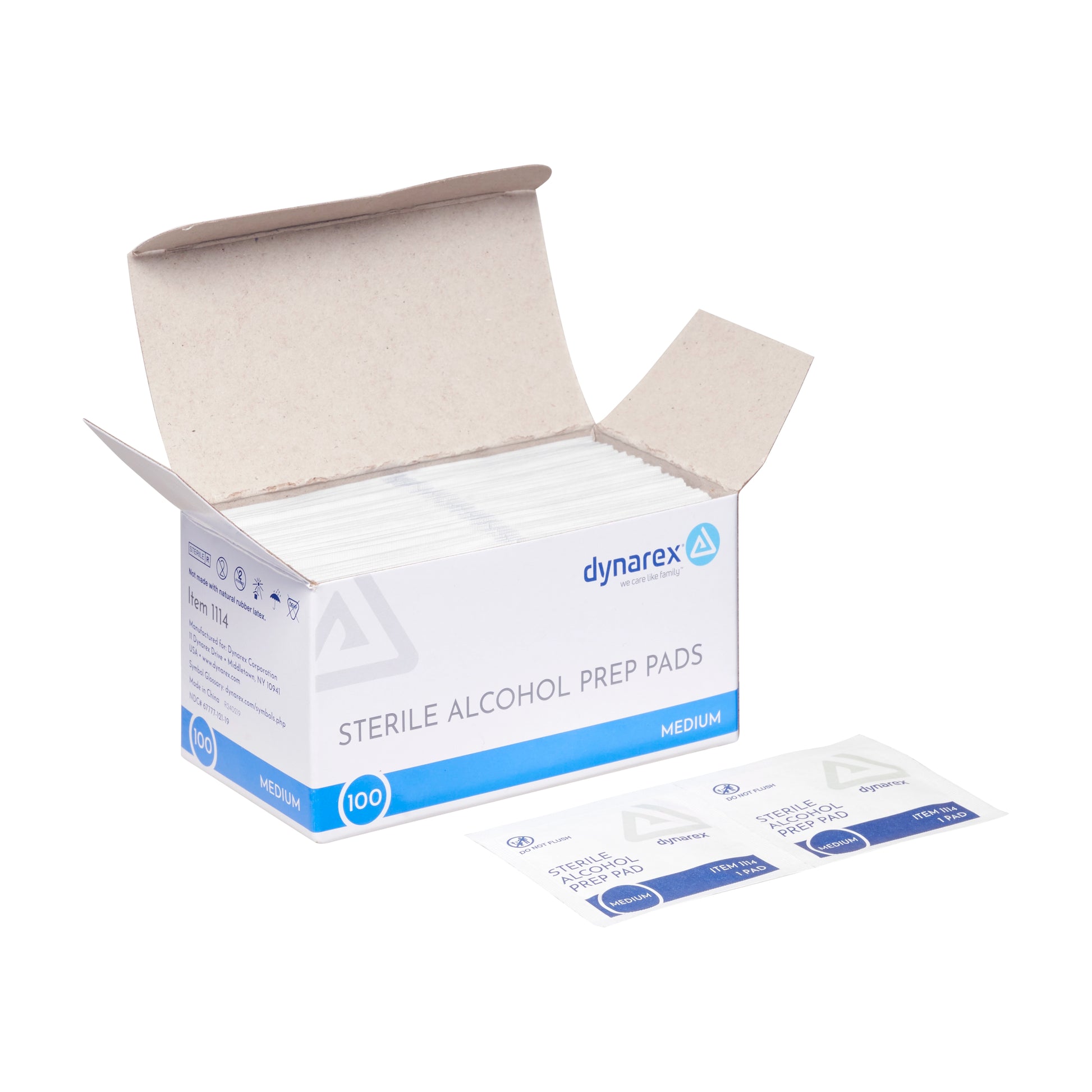 Alcohol Prep Pads Box - Price Per Box of 100