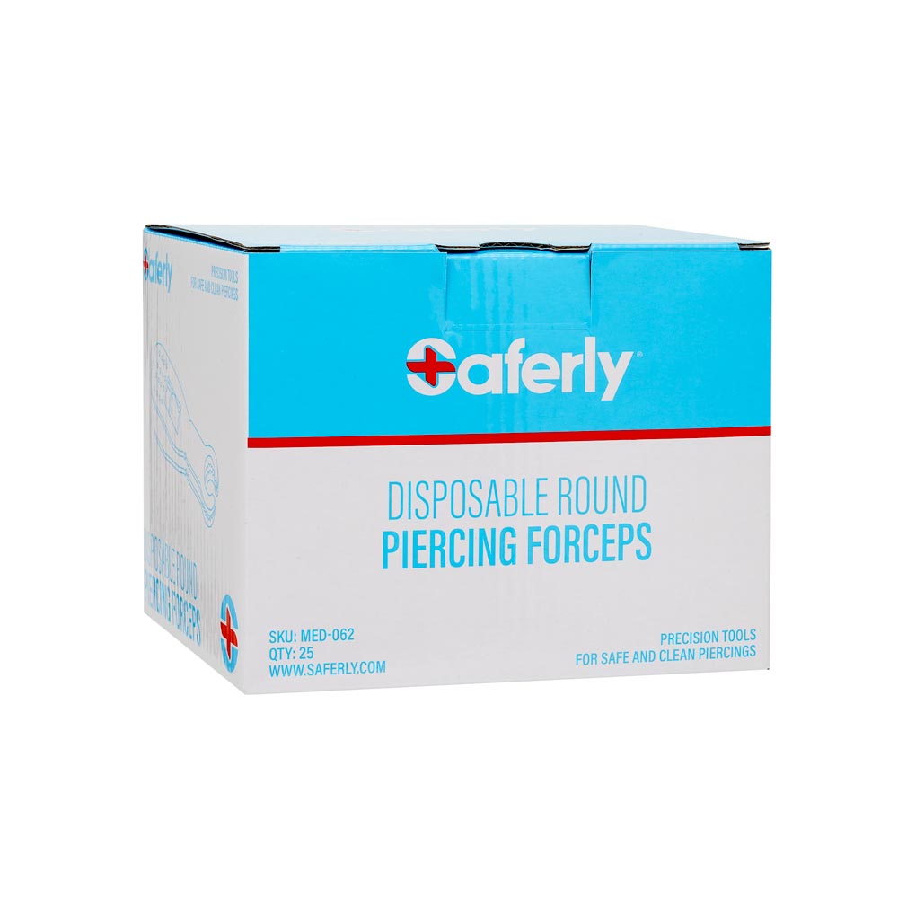 Saferly Disposable Round Piercing Forceps