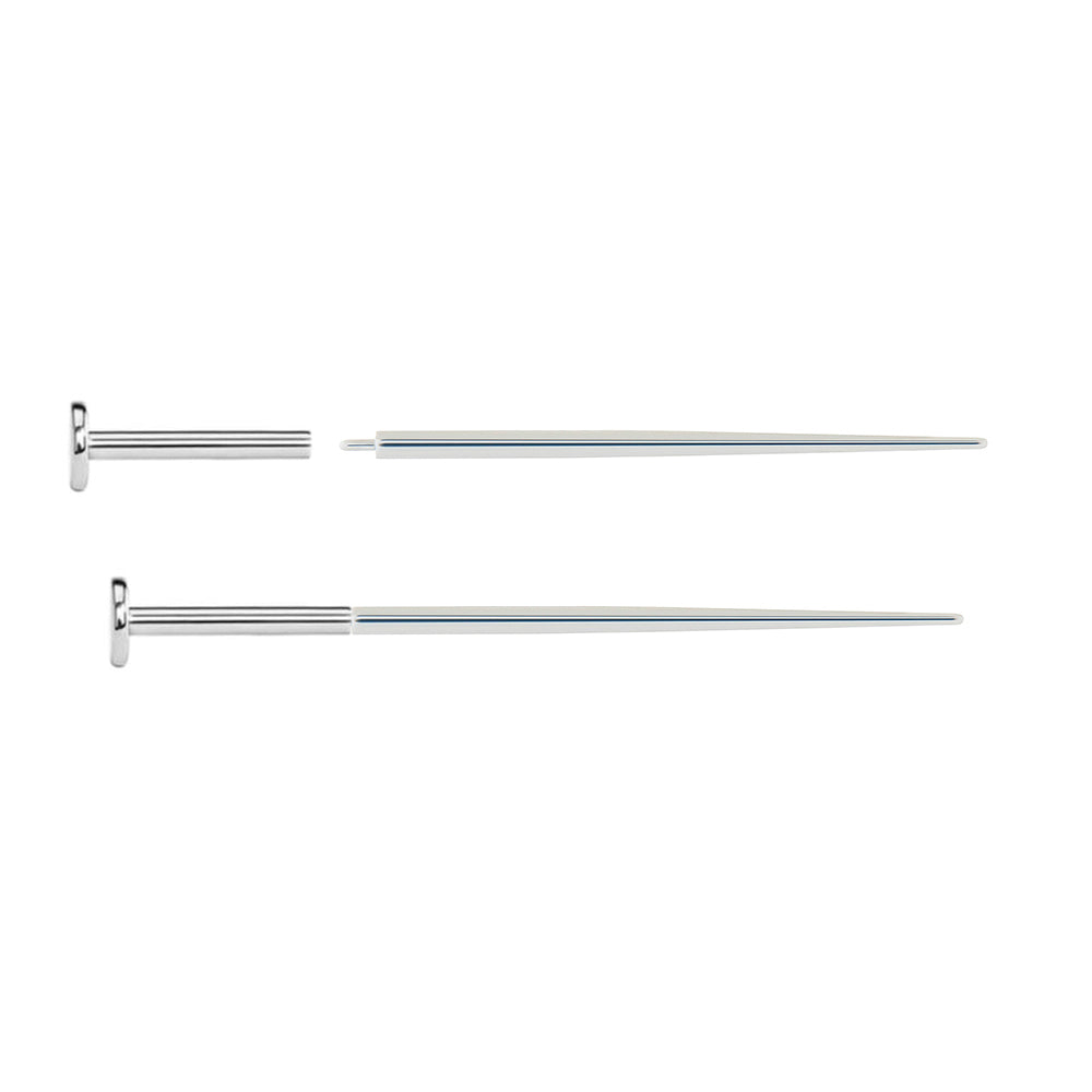1 Stainless Steel Pin Taper for 16g Internally Threaded or Threadless –  Painful Pleasures