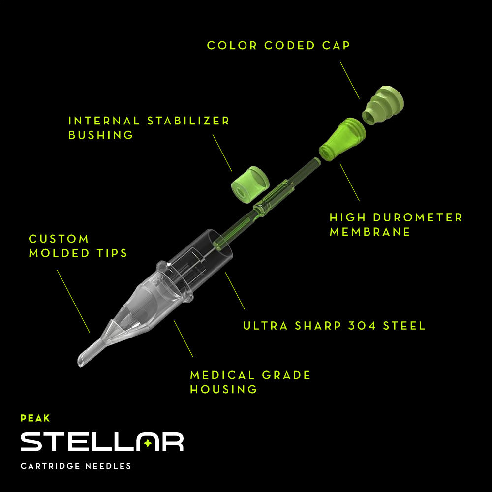 Peak Stellar Needle Cartridges — Sample Pack