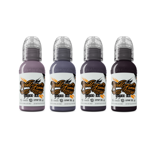 Dima NBK Grape Set Tattoo Ink Grey | 1oz | by World Famous