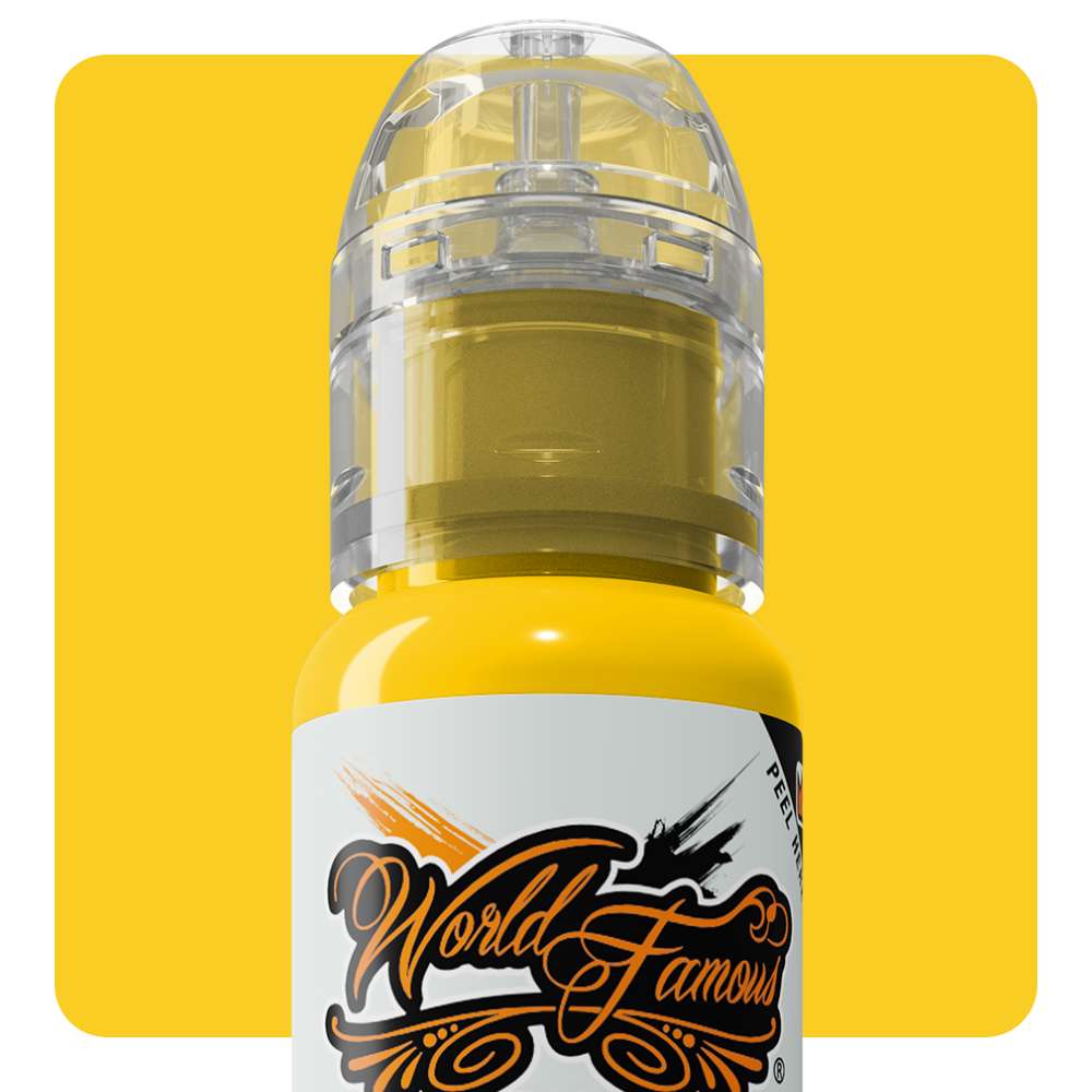 Strait Yellow — World Famous Tattoo Ink — Pick Size