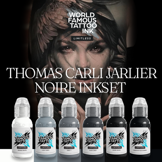 Andrey Kolbasin 8 Bottle Green Leaf Set — World Famous Tattoo Ink — 1oz