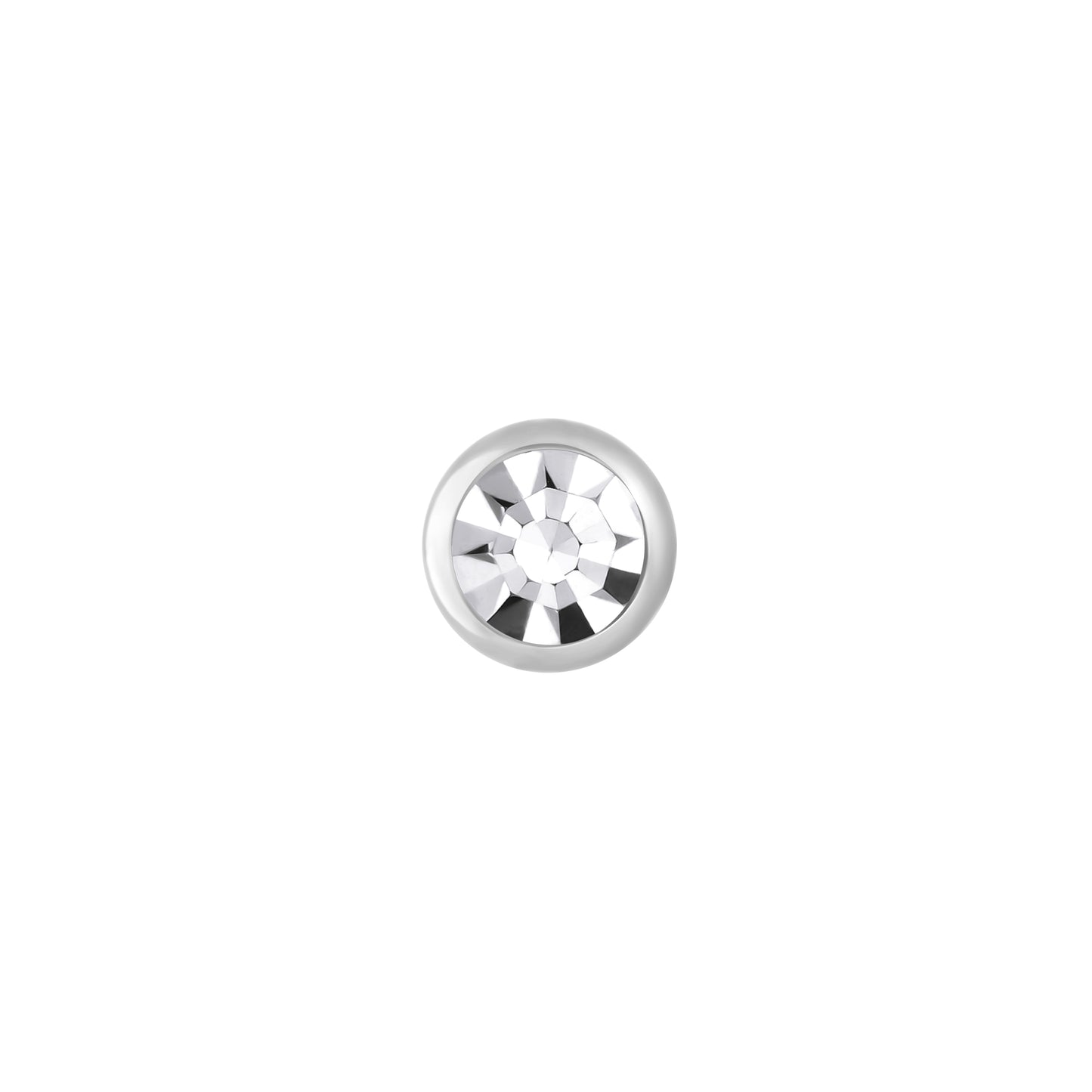 18g–16g Internally Threaded Steel Jewel Ball — Price Per 1