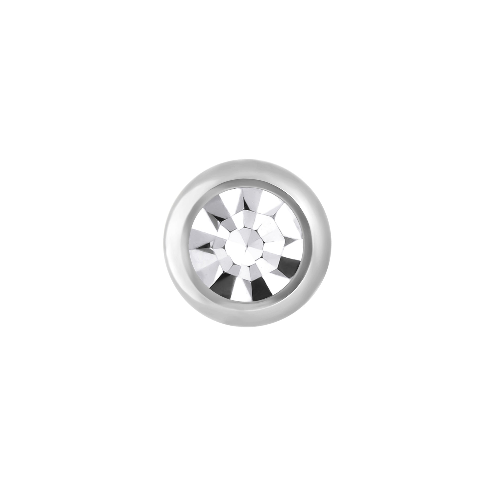 14g - 12g Internally Threaded Swarovski Jewel Top Ball - Price Per 1