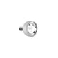 Tilum 18g-16g Internally Threaded Titanium Jeweled Half Ball Top - Price Per 1