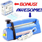 Compact 8" Impulse Heat Sealer — w/ 400 Free Sterilization Pouches — 110v or 220v