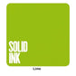 Lime — Solid Ink — Pick Size