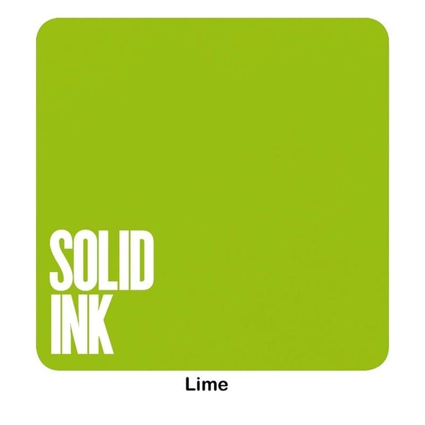 Lime — Solid Ink — Pick Size