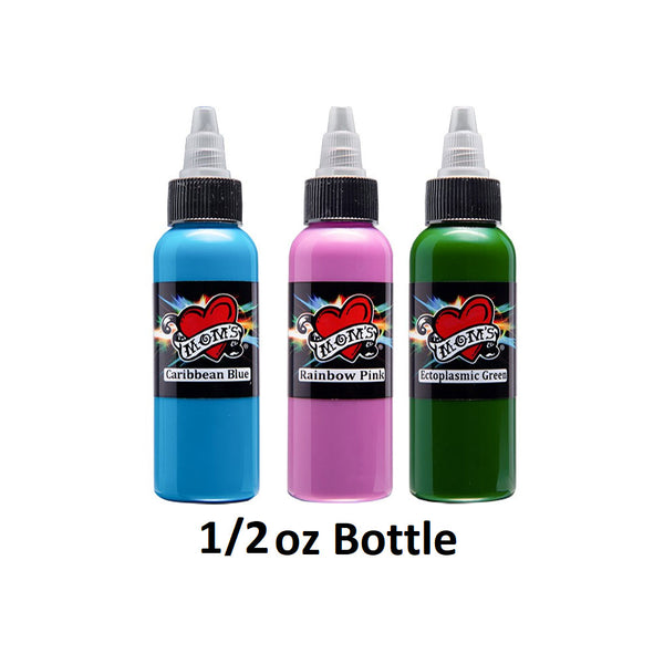 Radiant Color Tattoo Ink 1/2 1oz Red Blue Black White Green Purple Brown  Colors | eBay