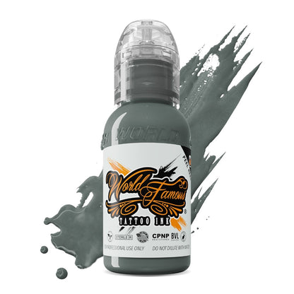 J. Ackerman Green River Grey — World Famous Tattoo Ink — Pick Size