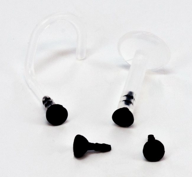 Plastic on sale labret piercing