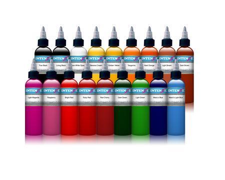 Mike DeMasi Color Portrait Set — Intenze Tattoo Ink — 1oz — 19 Bottles –  Painful Pleasures