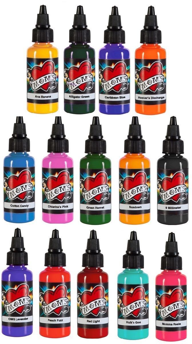 Amazon.com: Dynamic Color Co - OG Color Ink Set, 12 Bottles (1 oz Each)  Includes: (Burgundy Red, Chinese Red, Fire Red, Green, Blue, Orange, White,  Canary Yellow, Brown, Magenta, Violet, and Black) :