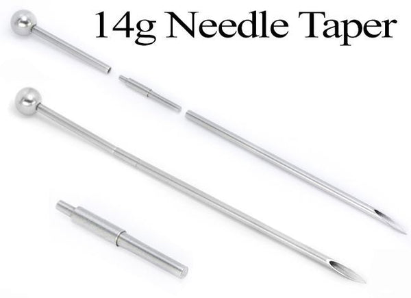 Disposable Pin Taper for Internally Threaded or Threadless Jewelry | 14g | Stainless Steel by Pierced Tools