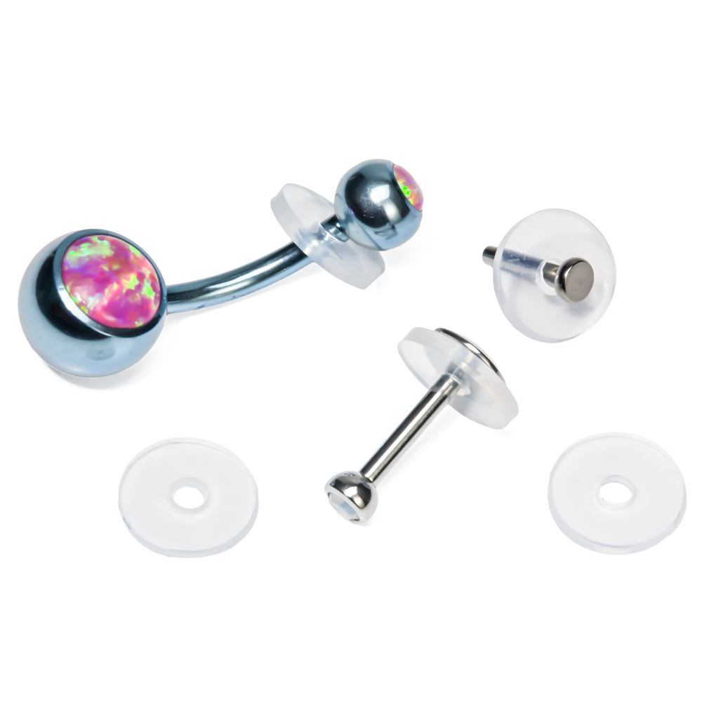 Labret style push on sale pin nose stud